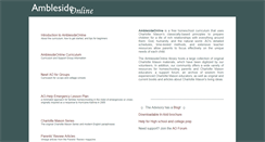 Desktop Screenshot of amblesideonline.org